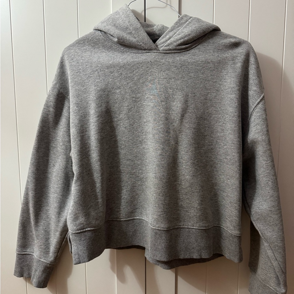 Zara Women’s Grey Cropped Hoodie
